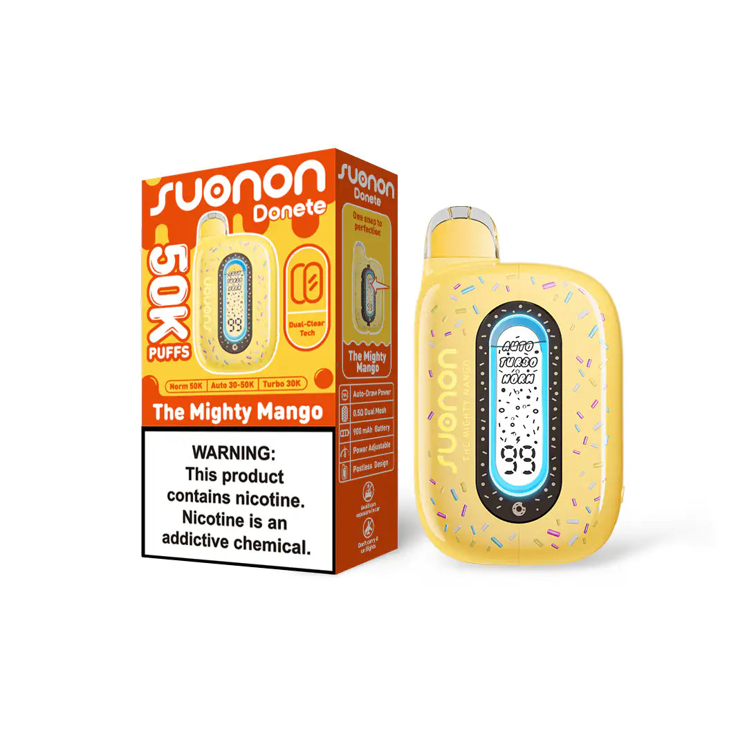 The Mighty Mango - Suonon Donete By NEXA 50K Disposable Vape JellyPuffs