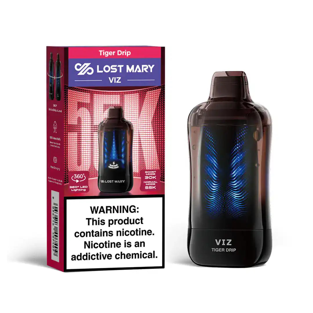 Tiger Drip - Lost Mary VIZ 55k Disposable Vape JellyPuffs