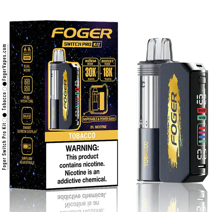 Tobacco - Foger Switch Pro 30K Disposable Kit JellyPuffs