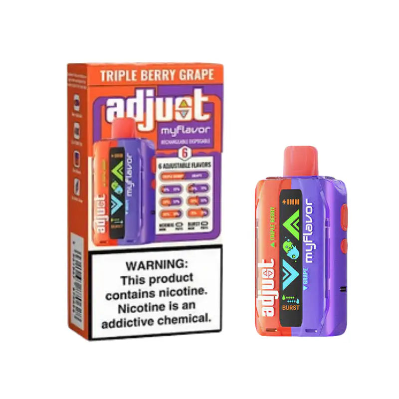 Triple Berry Grape - Adjust MyFlavor 40K Disposable Vape JellyPuffs