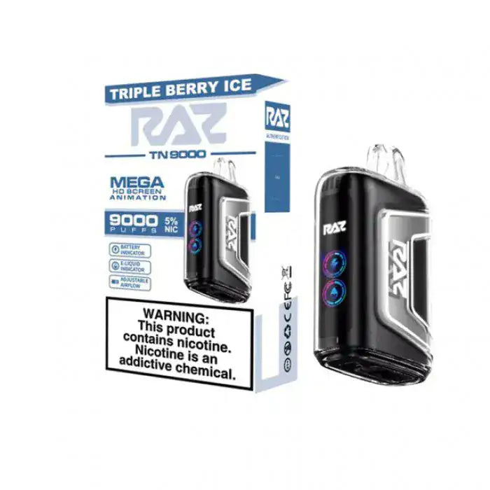 Triple Berry Ice - RAZ TN9000 Disposable JellyPuffs
