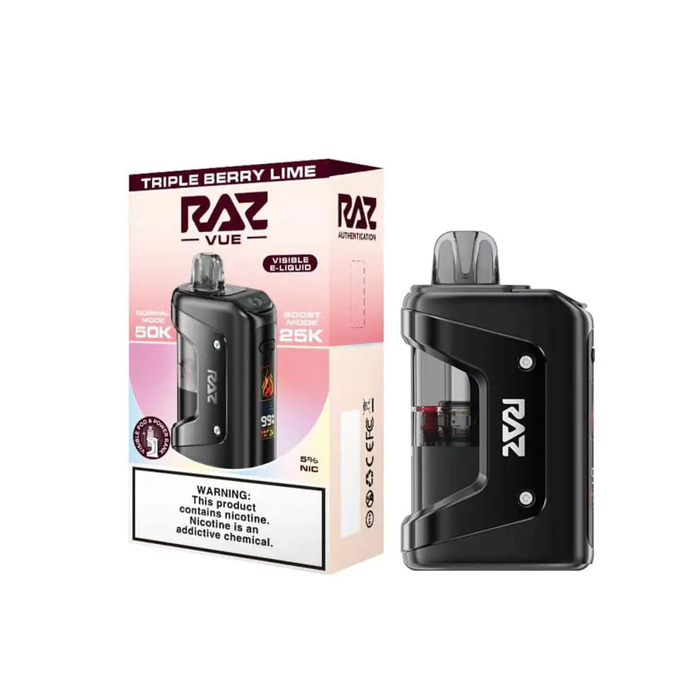 Triple Berry Lime - RAZ Vue 50K Disposable Vape Kit JellyPuffs