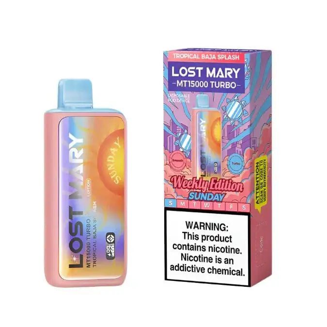 Tropical Baja Splash - Lost Mary MT15000 Turbo Disposable Vape JellyPuffs
