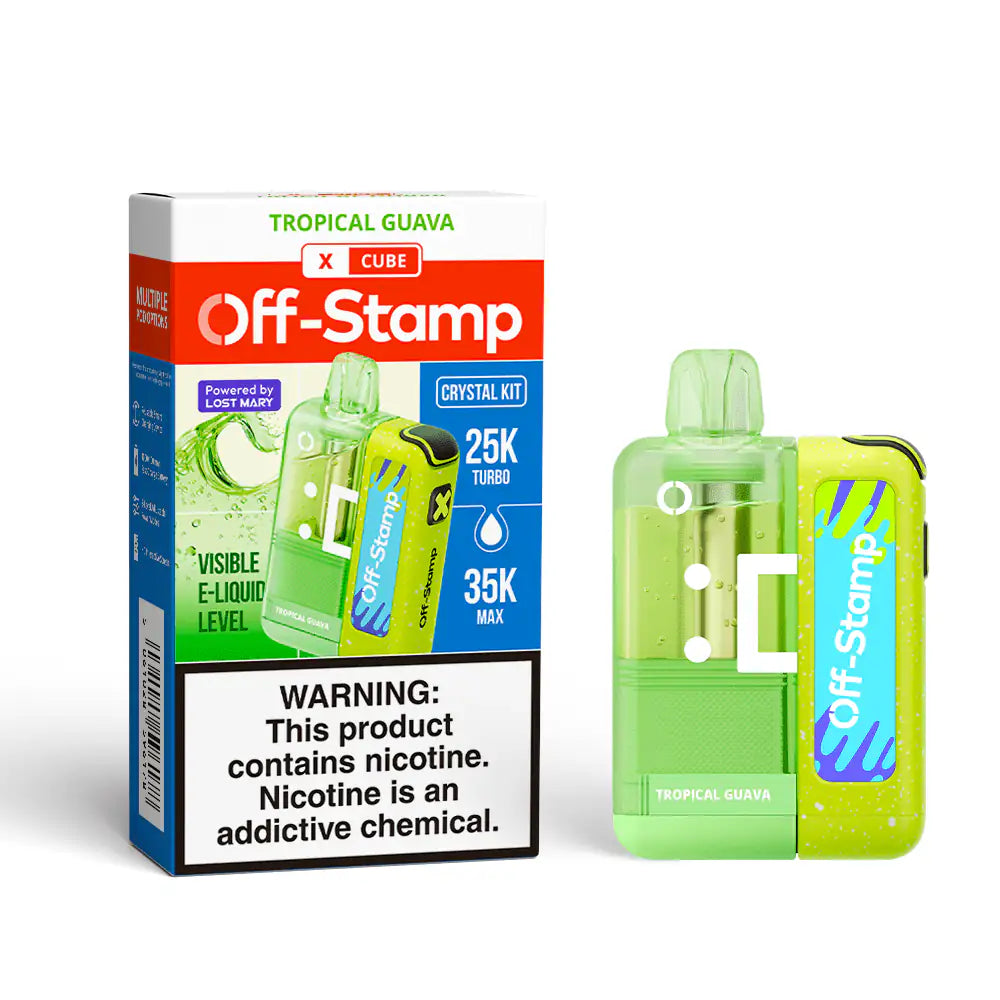 Tropical Guava - Off-Stamp X-Cube Crystal 35k Disposable Kit JellyPuffs