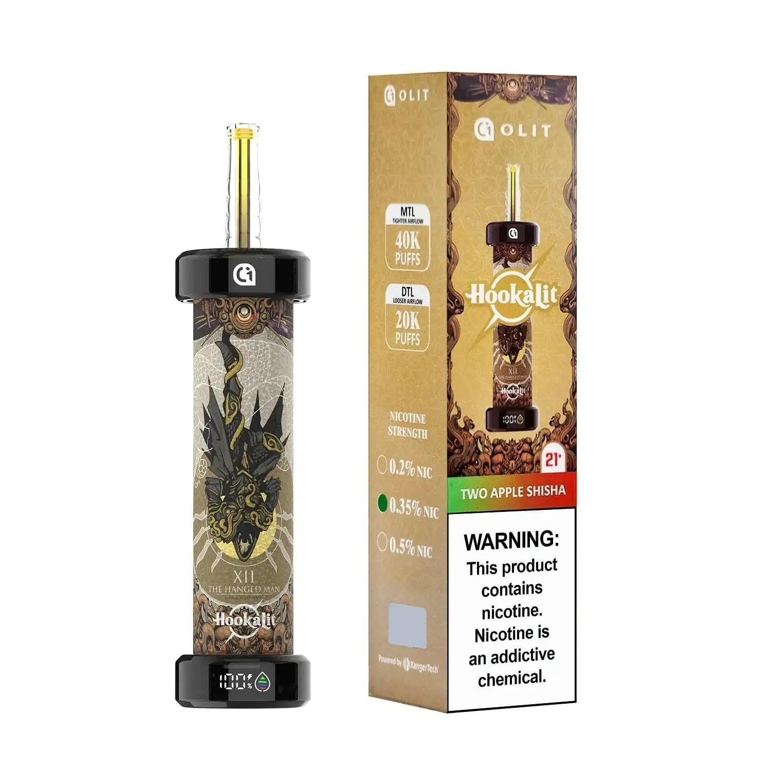 Two Apple Shisha - Olit Hookalit 40K Disposable E-Hookah JellyPuffs