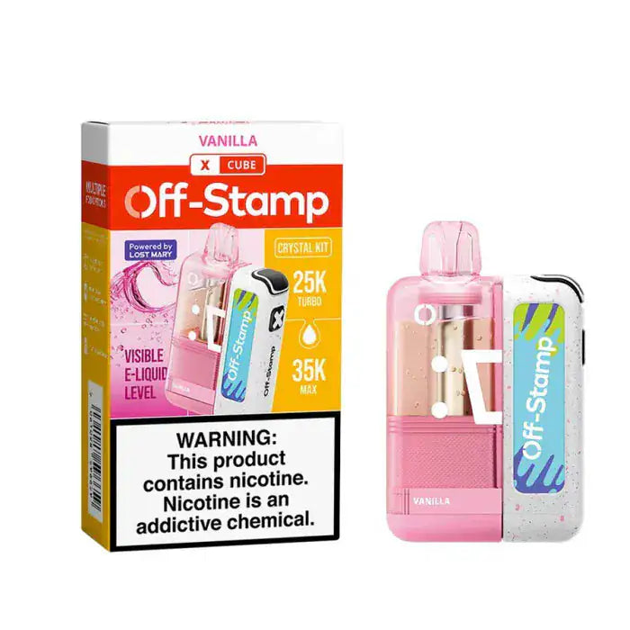 Vanilla - Off-Stamp X-Cube Crystal 35k Disposable Kit JellyPuffs