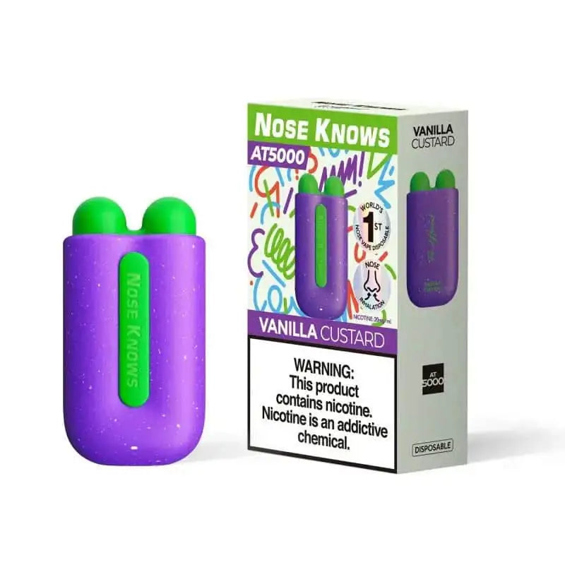 Vanilla Custard - Nose Knows AT5000 Disposable Vape JellyPuffs