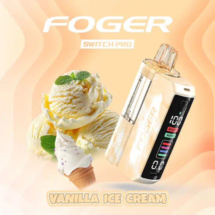 Vanilla Ice Cream - Foger Switch Pro 30K Disposable Kit JellyPuffs