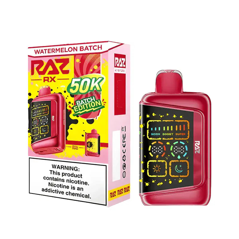 Watermelon Batch - RAZ RX 50K Batch Edition Disposable Vape JellyPuffs