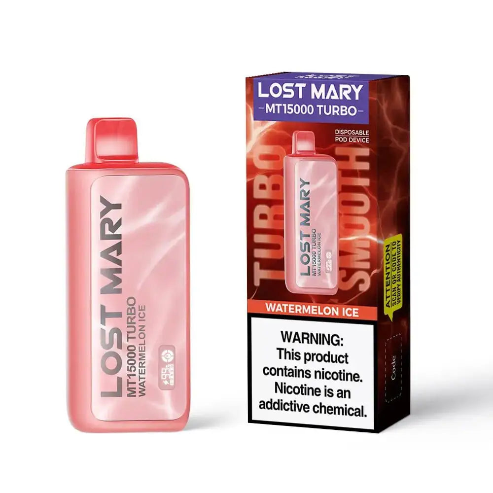 Watermelon Ice - Lost Mary MT15000 Turbo Disposable Vape JellyPuffs