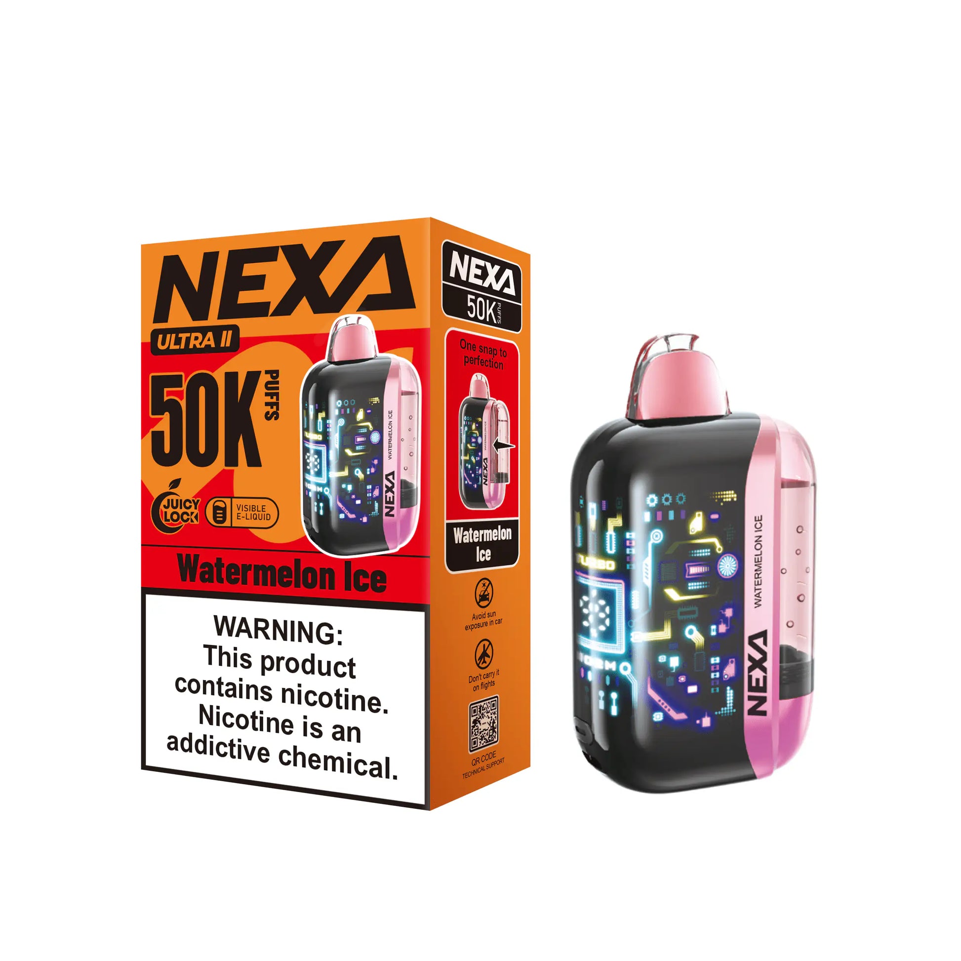 Watermelon Ice - NEXA Ultra II 50K Disposable Vape JellyPuffs