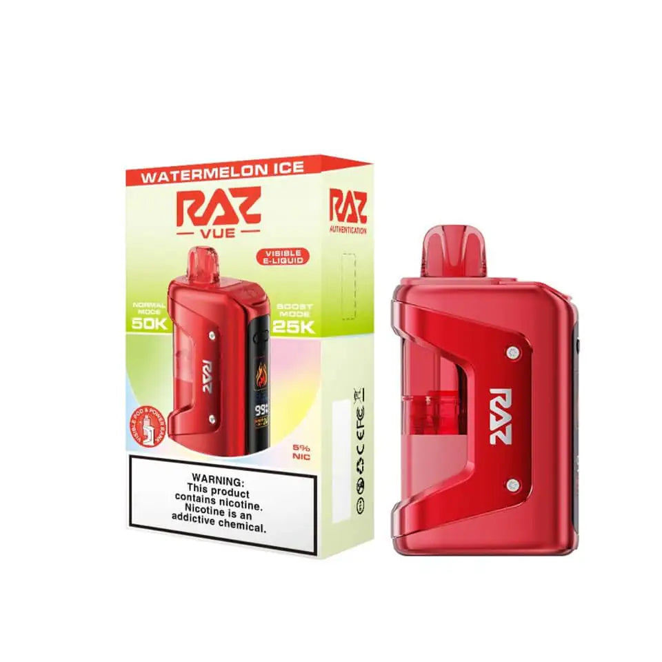 Watermelon Ice - RAZ Vue 50K Disposable Vape Kit JellyPuffs
