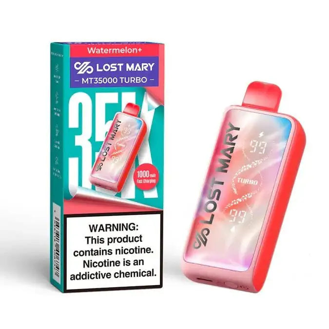 Watermelon+ Lost Mary MT35000 Turbo Disposable Vape JellyPuffs
