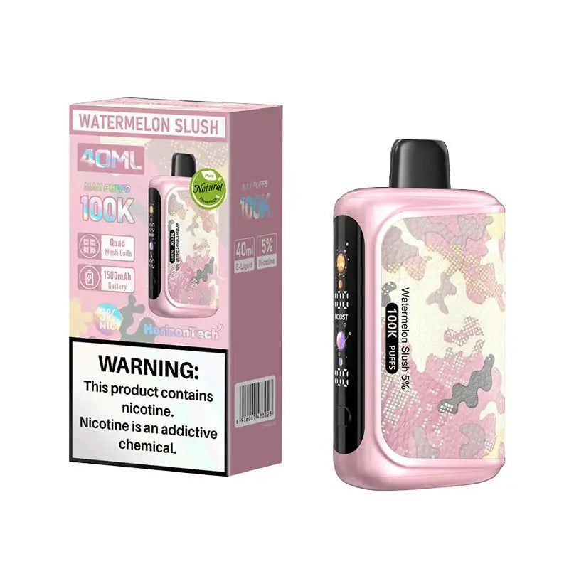 Watermelon Slush - HorizonTech 100k Disposable Vape JellyPuffs