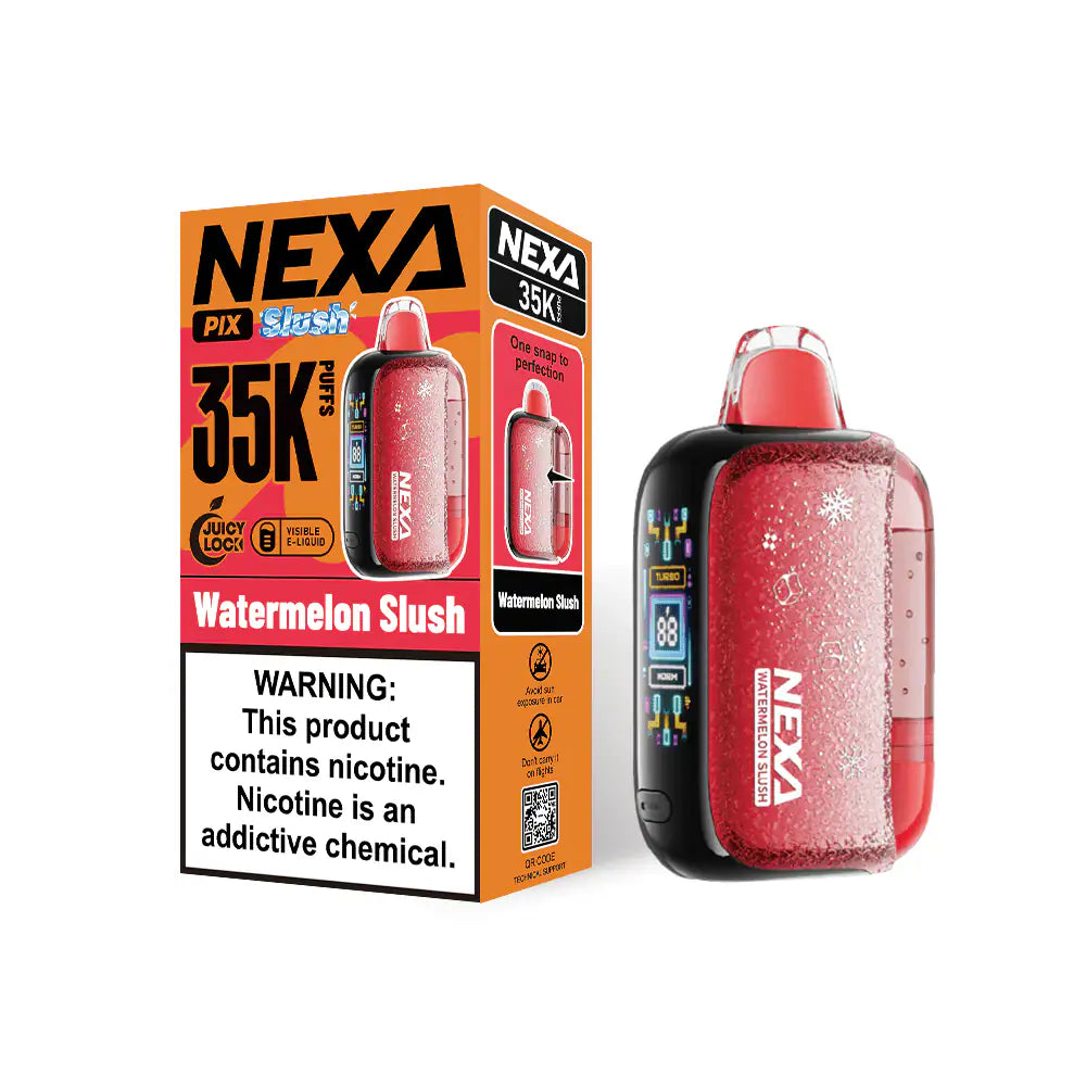 Watermelon Slush - NEXA Pix Slush 35K Disposable Vape JellyPuffs
