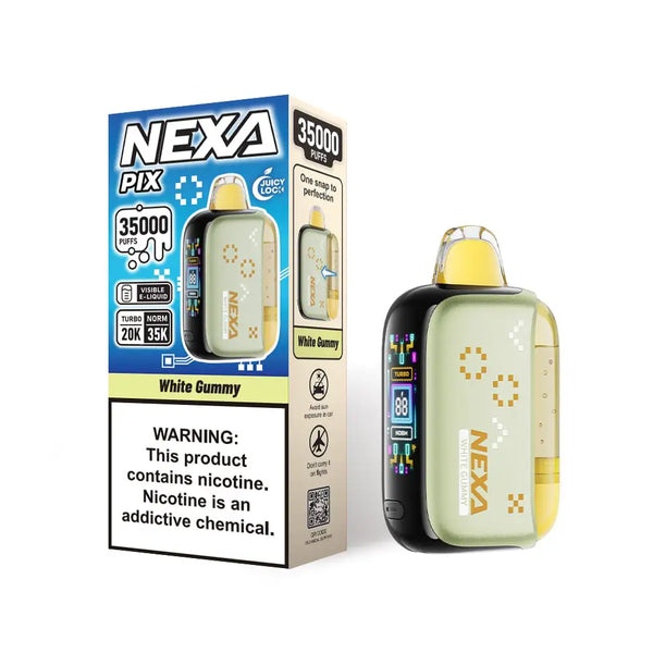 White Gummy – NEXA Pix 35K Disposable Vape | JellyPuffs