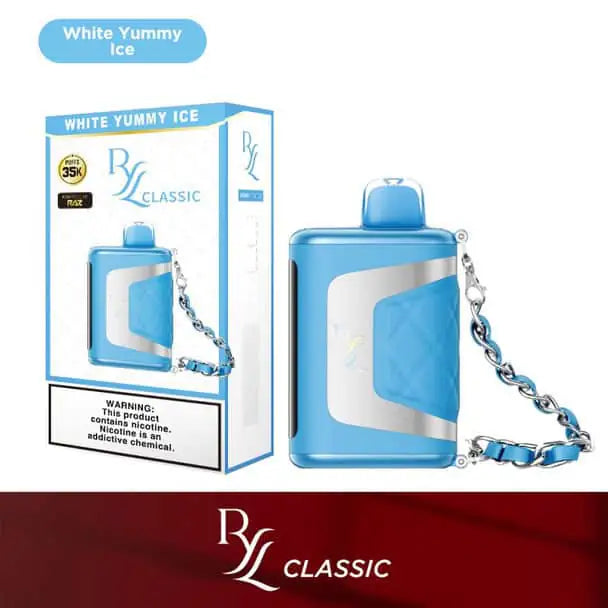 White Yummy Ice - RAZ RYL Classic 35k Disposable Vape JellyPuffs