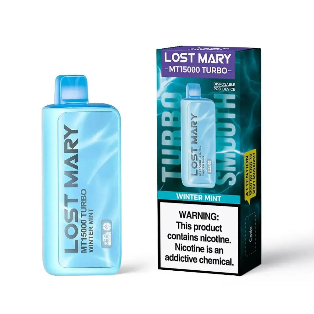 Winter Mint - Lost Mary MT15000 Turbo Disposable Vape JellyPuffs
