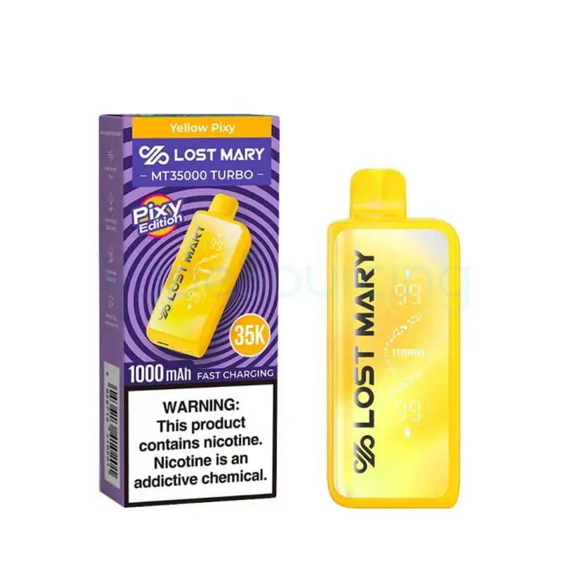 Yellow Pixy - Lost Mary MT35000 Turbo Pixy Edition Disposable Vape JellyPuffs