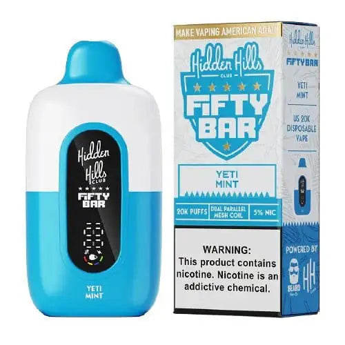 Yeti Mint - Fifty Bar 20K Disposable Vape JellyPuffs