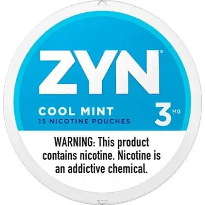 ZYN Cool Mint Nicotine Pouches 3mg 6mg JellyPuffs