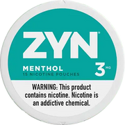 ZYN Menthol Nicotine Pouches 3mg 6mg JellyPuffs