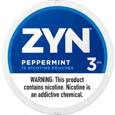 ZYN Peppermint Nicotine Pouches 3mg 6mg JellyPuffs