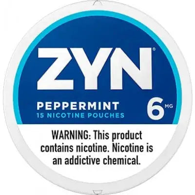 ZYN Peppermint Nicotine Pouches 3mg 6mg JellyPuffs