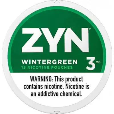 ZYN Wintergreen Nicotine Pouches 3mg 6mg JellyPuffs
