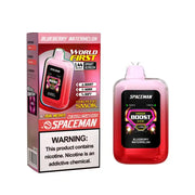 Blueberry Watermelon Spaceman Nebula 25K Plus disposable vape, no ice, 25,000 puffs, 5% nicotine