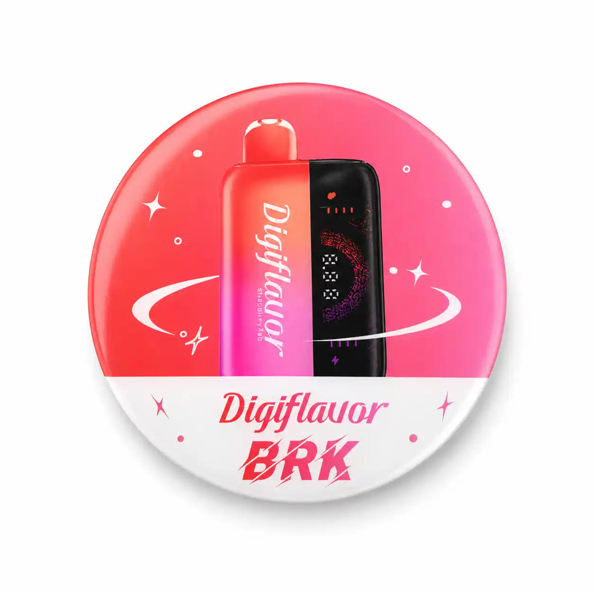 Digiflavor BRK fridge magnet, JellyPuffs novelty collectible — alternate view