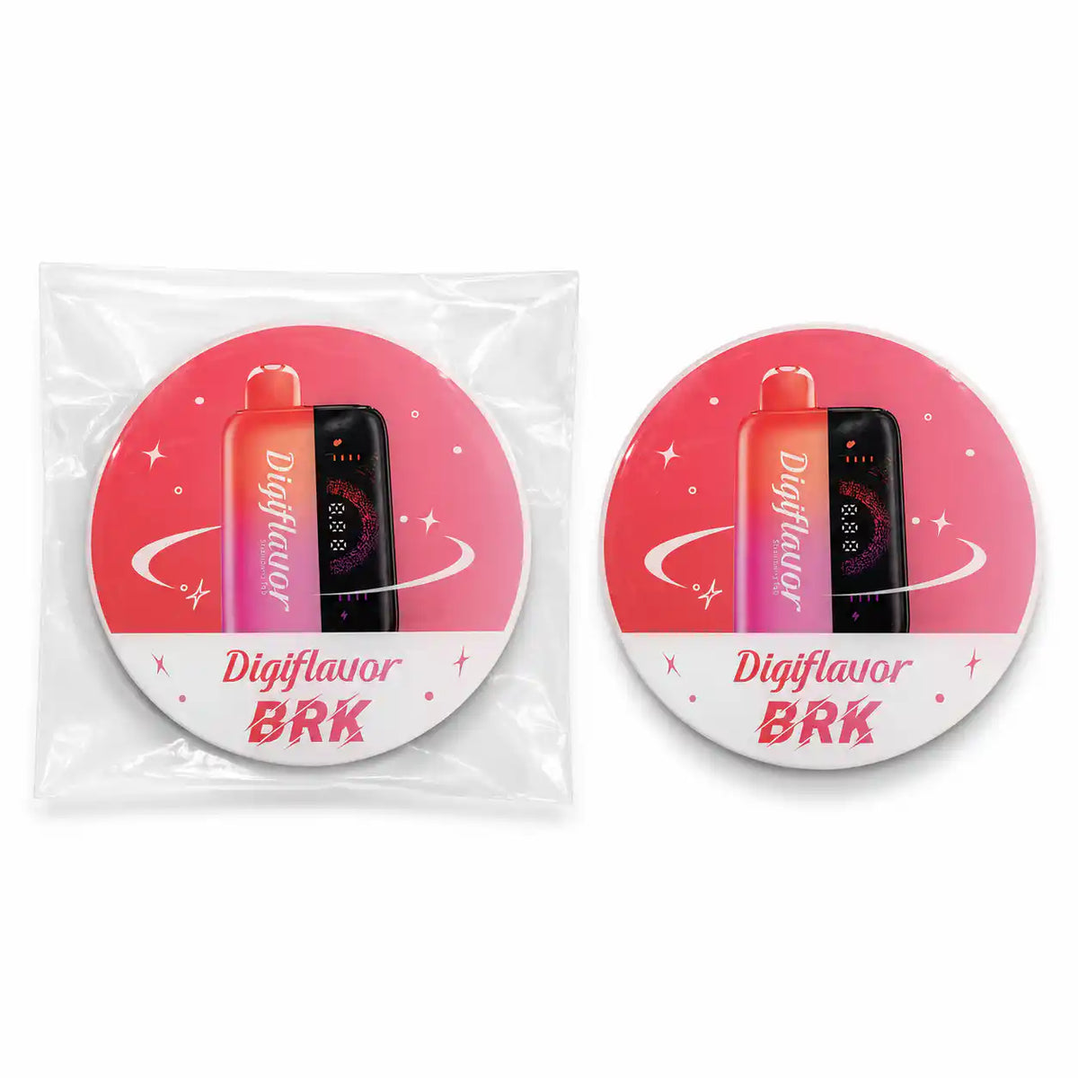 Digiflavor BRK fridge magnet, JellyPuffs novelty collectible — alternate view