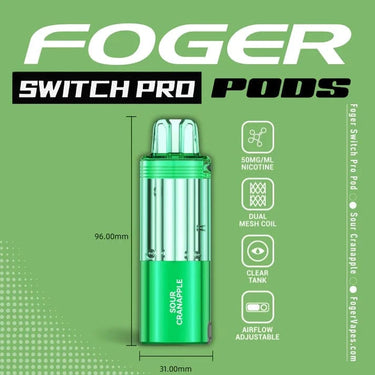 Foger Switch Pro Refill Disposable Pod Sour Cranapple