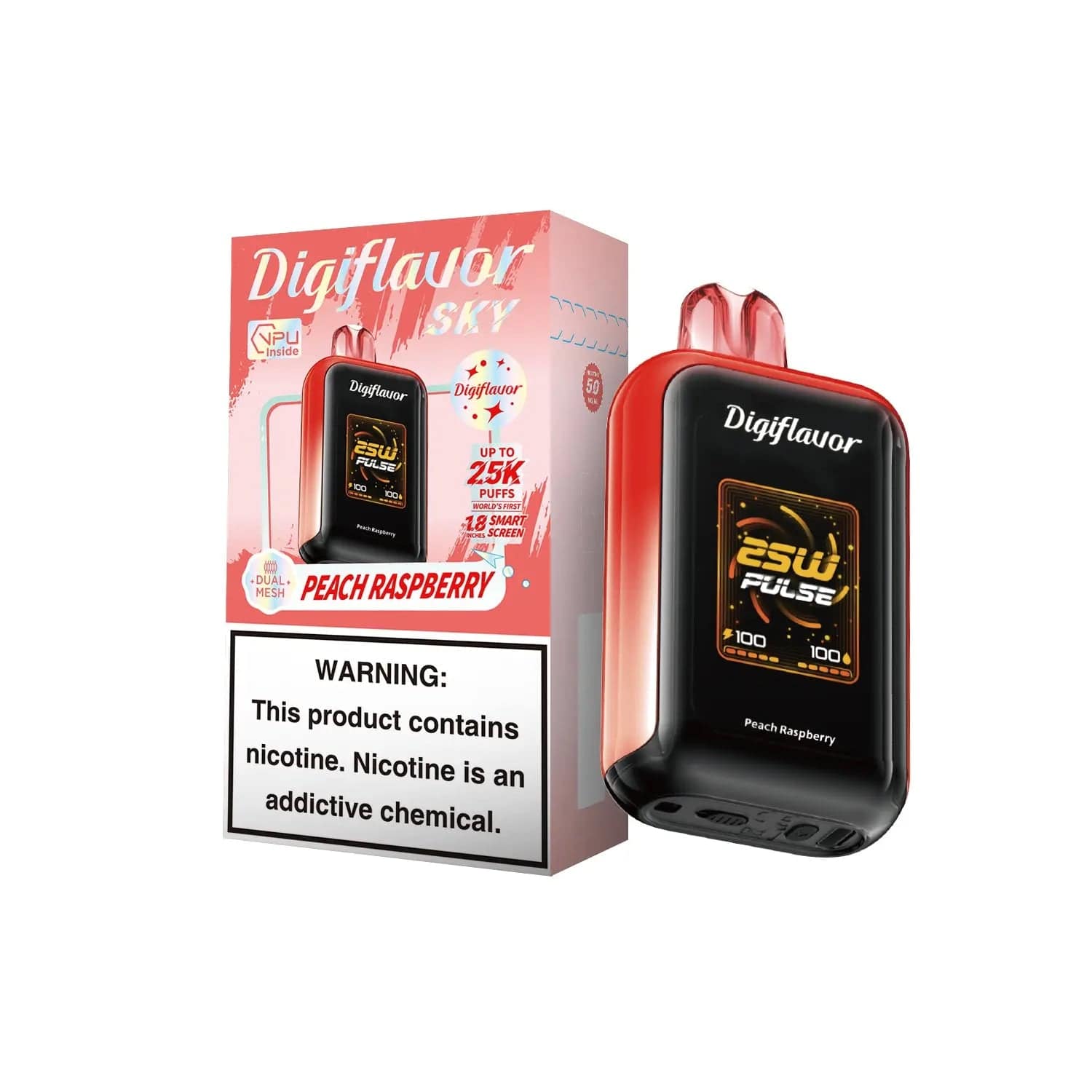 Geek Bar Digiflavor Skyview 25k Peach Raspberry