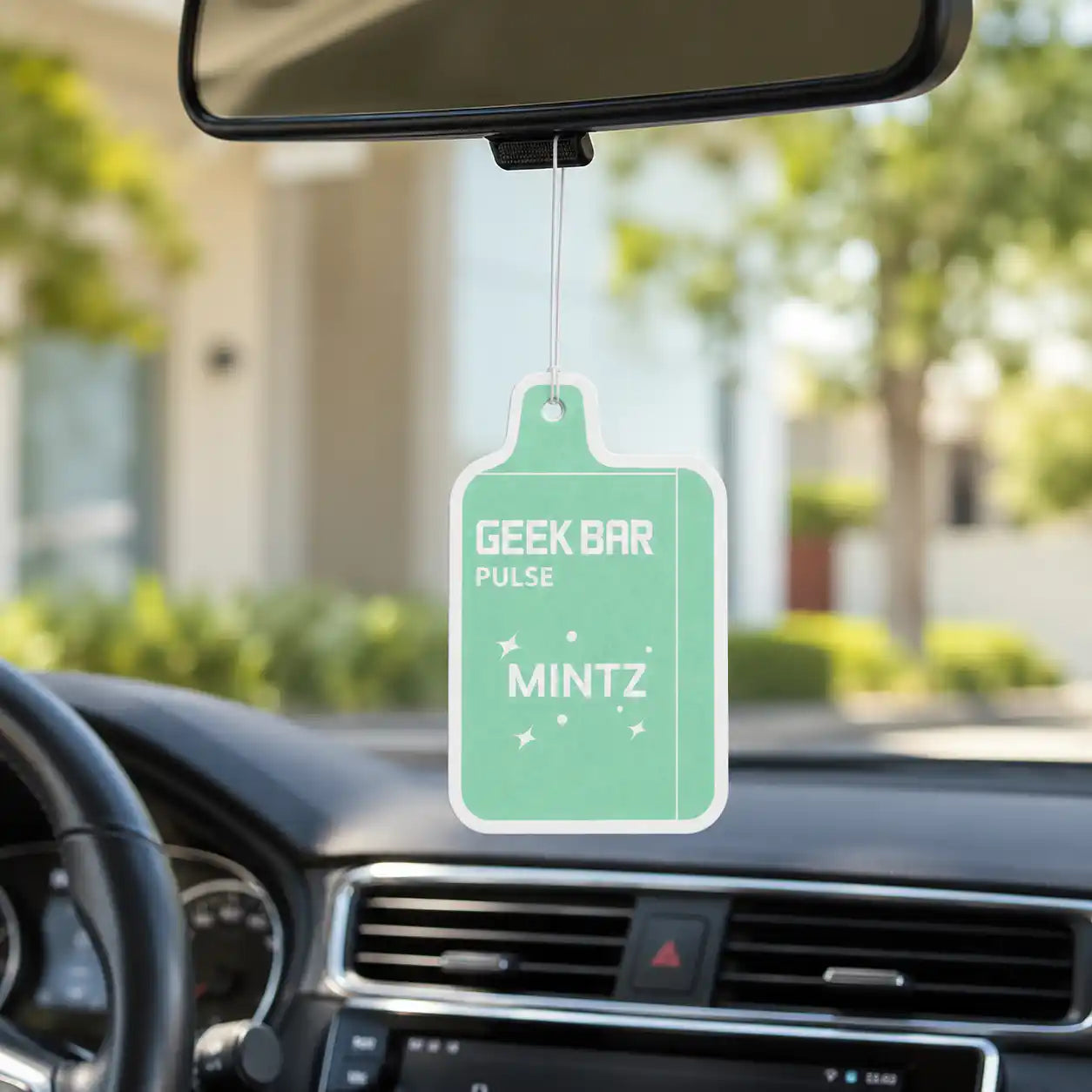 Geek Bar Mintz air freshener, JellyPuffs novelty accessory — alternate view