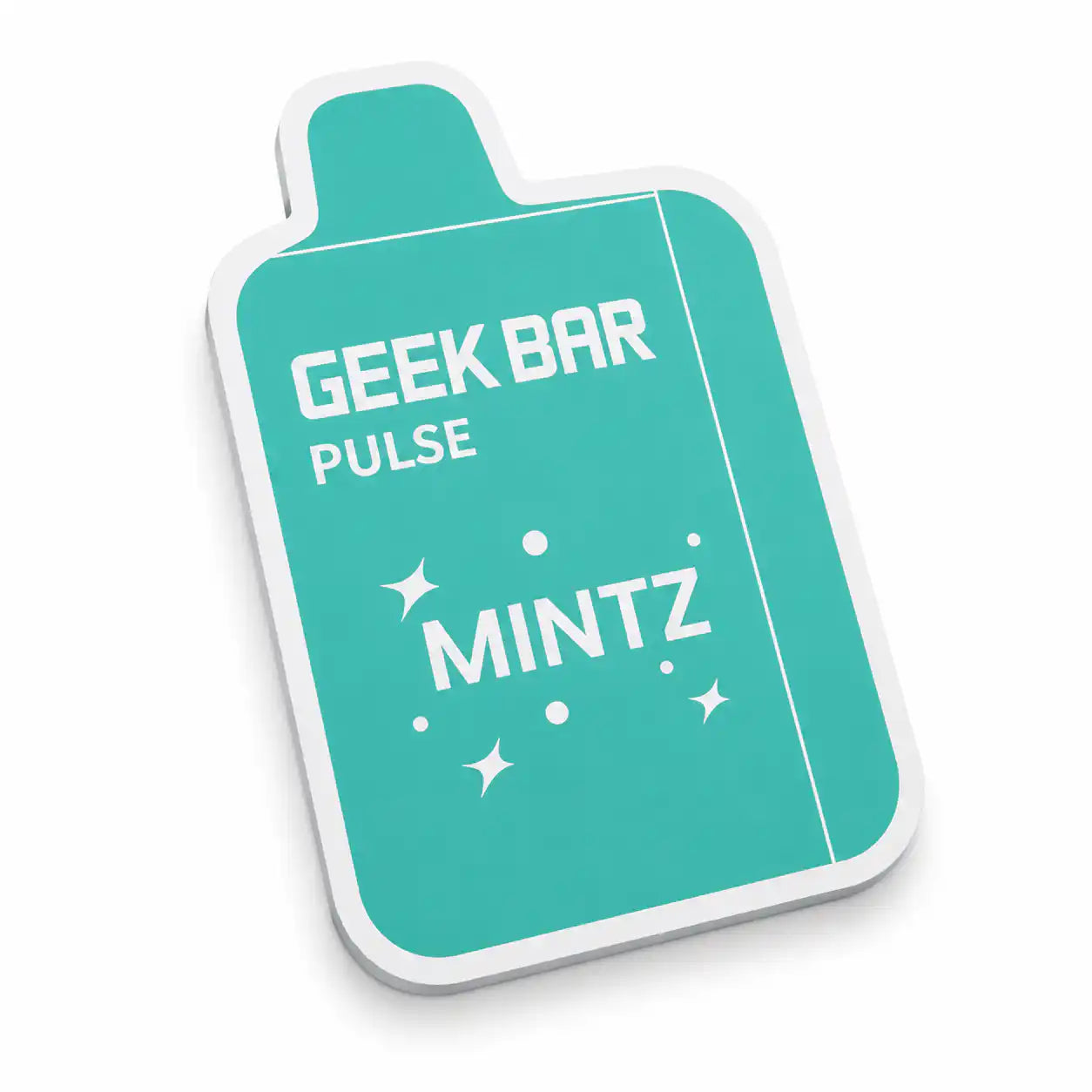 Geek Bar Mintz fridge magnet, JellyPuffs novelty collectible — alternate view
