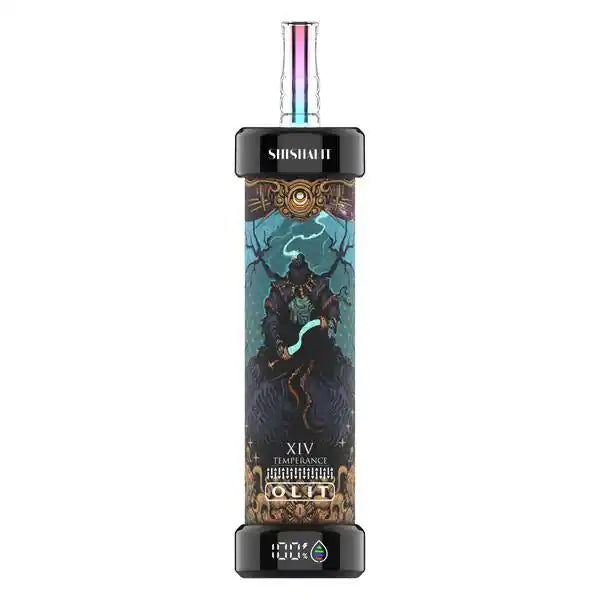 Grape Mint Olit Shishalit 30K disposable e-hookah — 30,000 puffs, 25 mL, 0.35% nicotine, juicy grape with a cool mint finish, no iced menthol