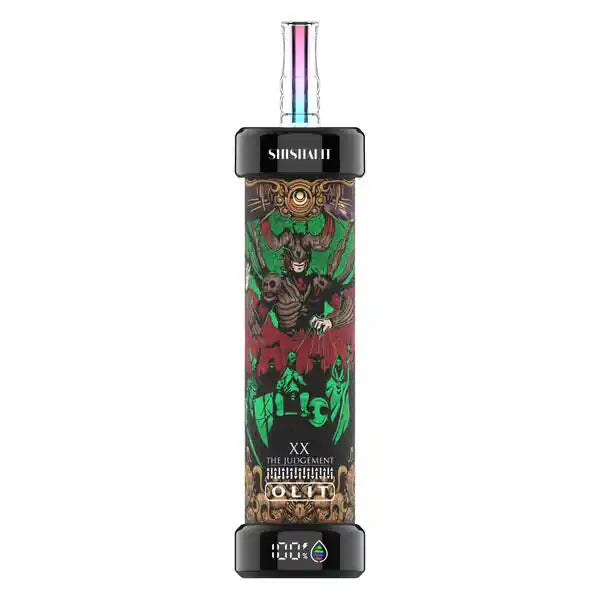 Lush Ice Olit Shishalit 30K disposable e-hookah — 30,000 puffs, 25 mL, 0.35% nicotine, ripe watermelon with icy menthol, iced