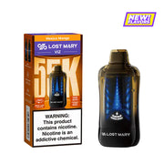 Mexico Mango Lost Mary VIZ 55K disposable vape, pure ripe mango, 55,000 puffs