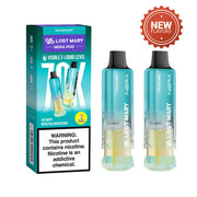 Polar Mint Lost Mary Nera Fullview 70K disposable vape pod, iced, up to 70,000 puffs, 5% (50mg) nicotine