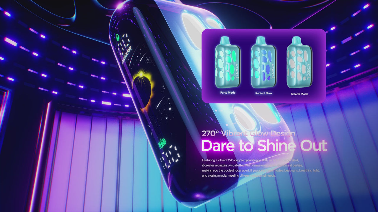 Vozol Rave 50K Disposable Vape – 50000 Puffs Rechargeable Mesh Coil Video Review and Features