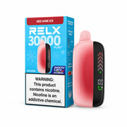 Red Wine Ice RELX Nova Silkmesh 30K disposable vape, iced, 30,000 puffs, 3% nicotine