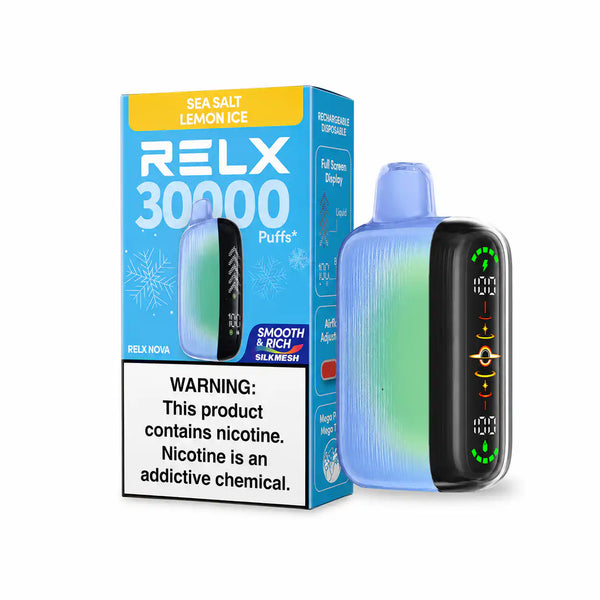 sea vape disposable Salt Lemon Ice RELX Nova Silkmesh 30K – JellyPuffs Pack Of 3 at Three Rivers-Smilez Flavour:Cherry Blast