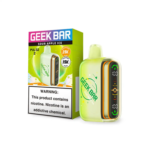 geek bar flavors green apple Sour Ice – Pulse 2 25K Disposable Vape Atl Mint Geek Bar: ontario-only Flavor:Ultra- Kiwi Passion Fruit Guava