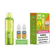 Sour Apple Ice JNR Stellarc 100K refill pods, iced, up to 100,000 puffs, 5% (50mg) salt nicotine