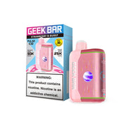 Strawberry B-Burst Geek Bar Pulse X 2 50K disposable vape, iced, 50000 puffs, 5% nicotine
