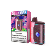 Strawberry Bull Geek Bar Pulse X 2 50K disposable vape, no ice, 50000 puffs, 5% nicotine