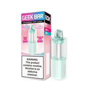 Strawberry Mint Candy Geek Bar Mate 60K disposable vape pod, iced, 60,000 puffs, 5% nicotine