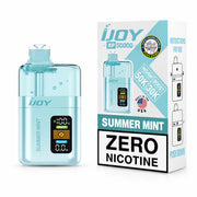 Summer Mint iJoy XP50000 Zero Nicotine Disposable Vape - 50,000 puffs, 20mL, 0mg nicotine, sweet spearmint and peppermint with icy menthol finish - JellyPuffs