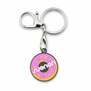 Suonon donut-shaped keychain, JellyPuffs novelty accessory